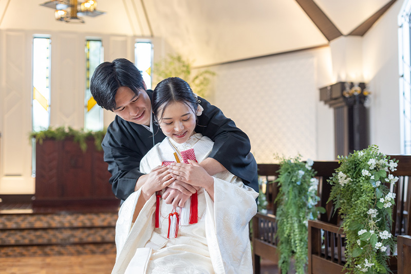 チャペル＆ガーデン和装プラン1