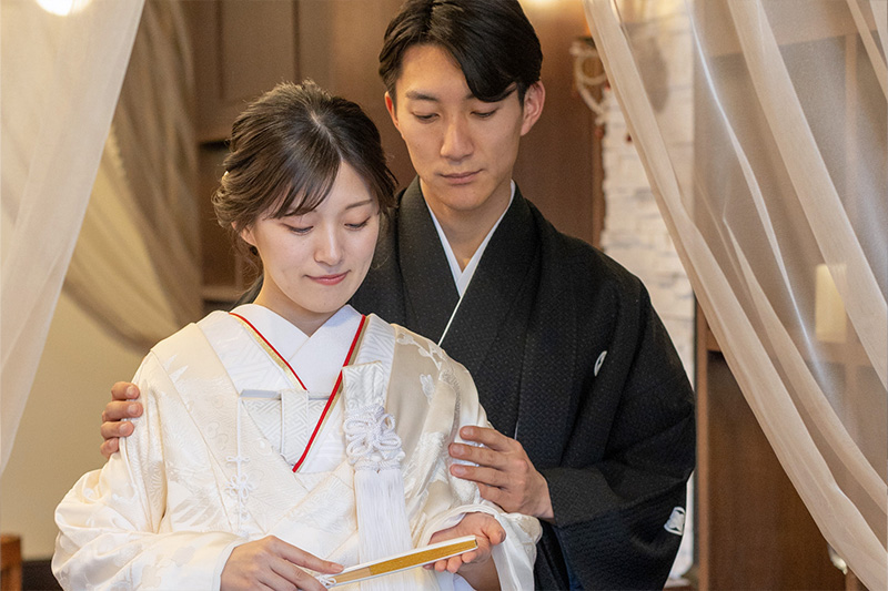 チャペル＆ガーデン和装プラン3